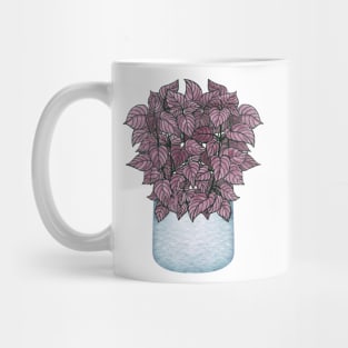 Purple Fittonia Plant Mug